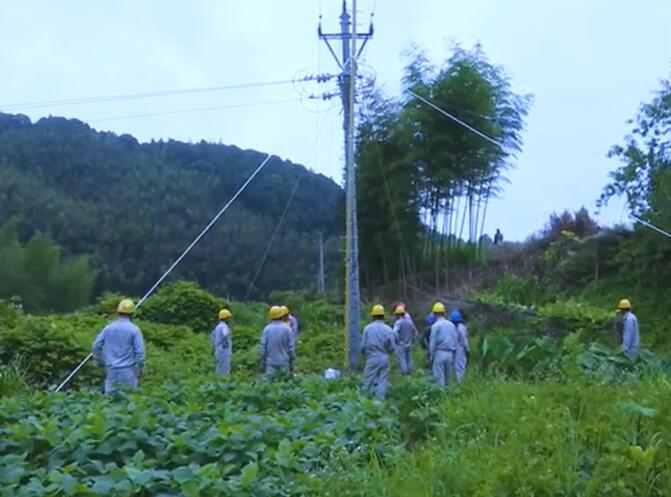 福建泰寧“蜈蚣梯”上陣 帶電作業(yè)保供電