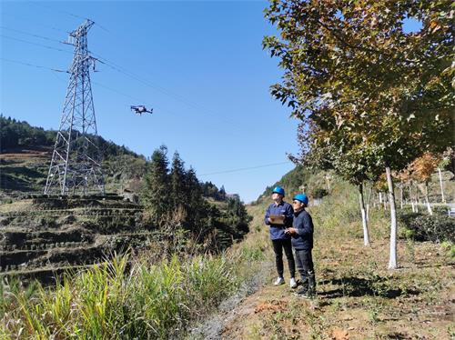 國(guó)網(wǎng)壽寧縣供電公司無人機(jī)巡檢線路助力迎峰度冬